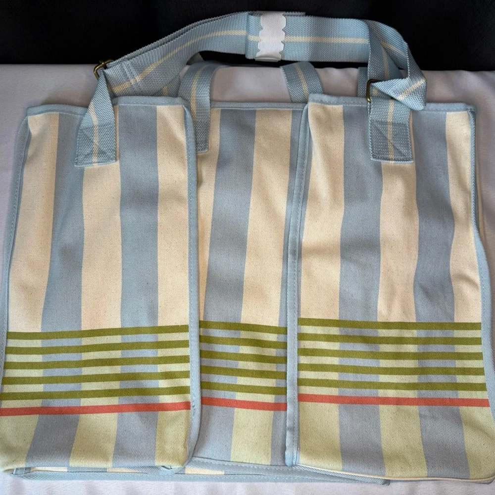 Magnolia Hearth & Hand Oversized Striped Canvas Tote Bag - Picture 9 of 11